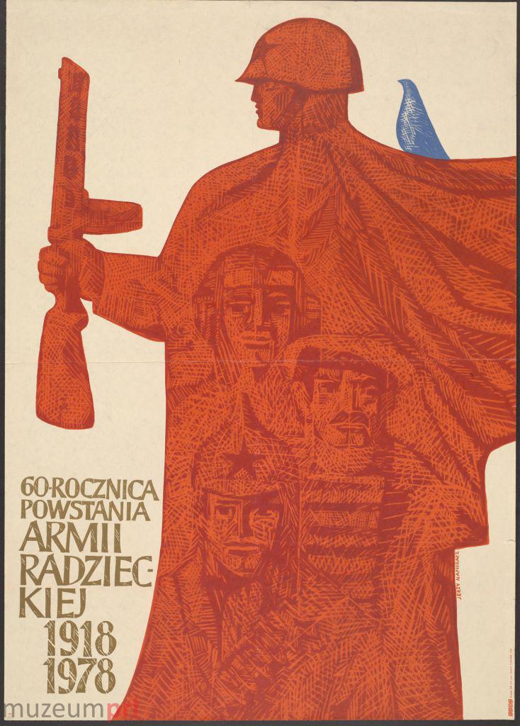 wizerunek  „60 rocznica powstania Armii Radzieckiej 1918 1978” – plakat propagandowy