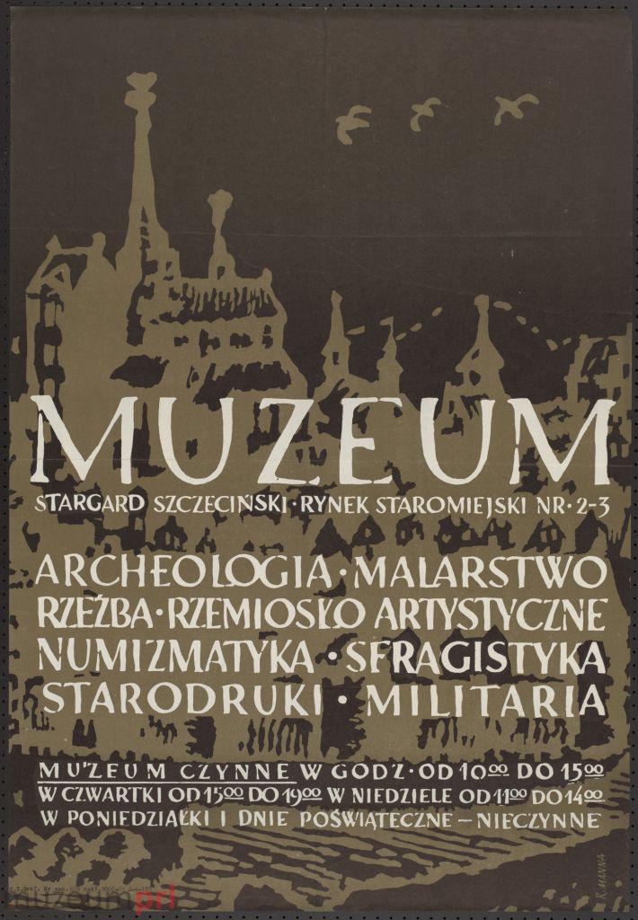 wizerunek  Muzeum w Stargardzie Szczecińskim – plakat reklamowy