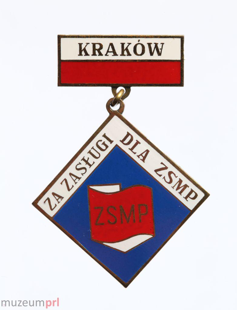 wizerunek  Odznaka za Zasługi dla ZSMP Kraków