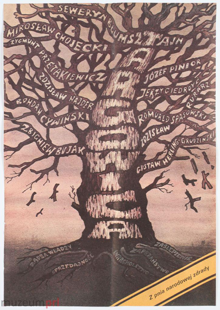 wizerunek  „Targowica – Z pnia narodowej zdrady” – plakat propagandowy