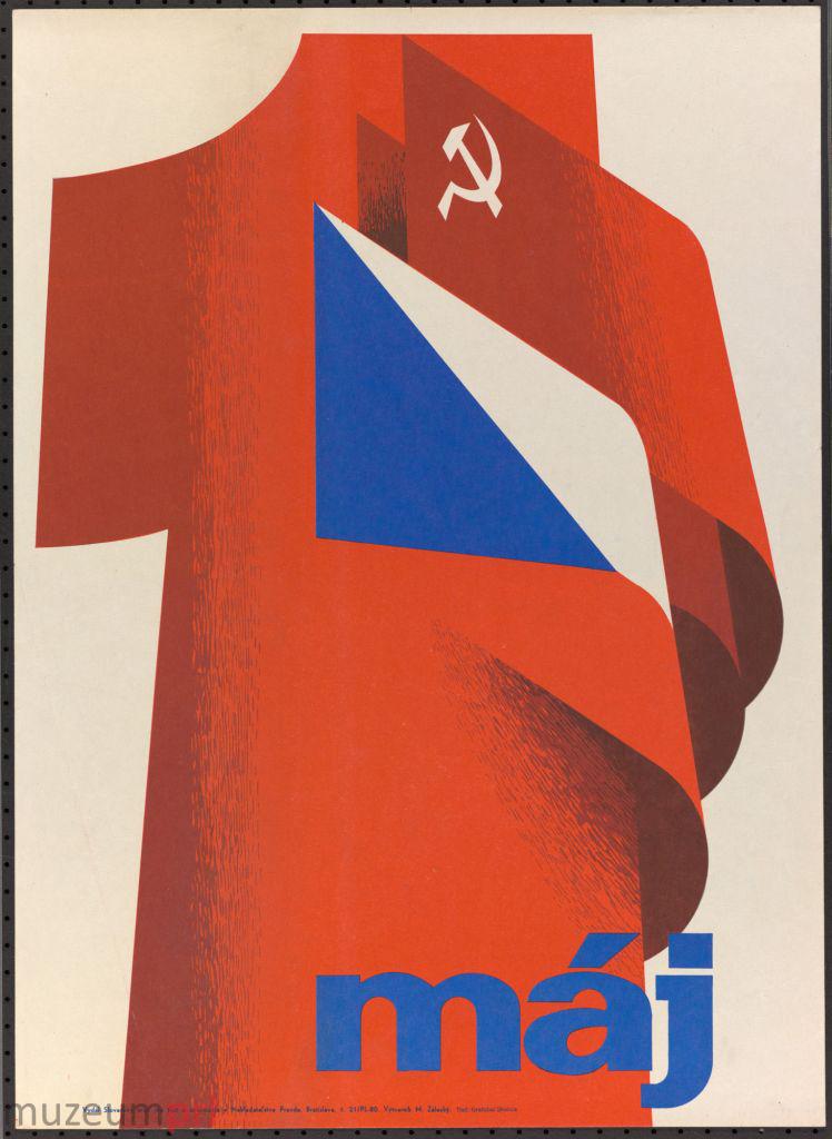 wizerunek  „1 máj” – plakat propagandowy